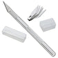 Satyam's Detail Knife- Crafts Steel Knife Cutter Tool with 5 Blades Precision Knife