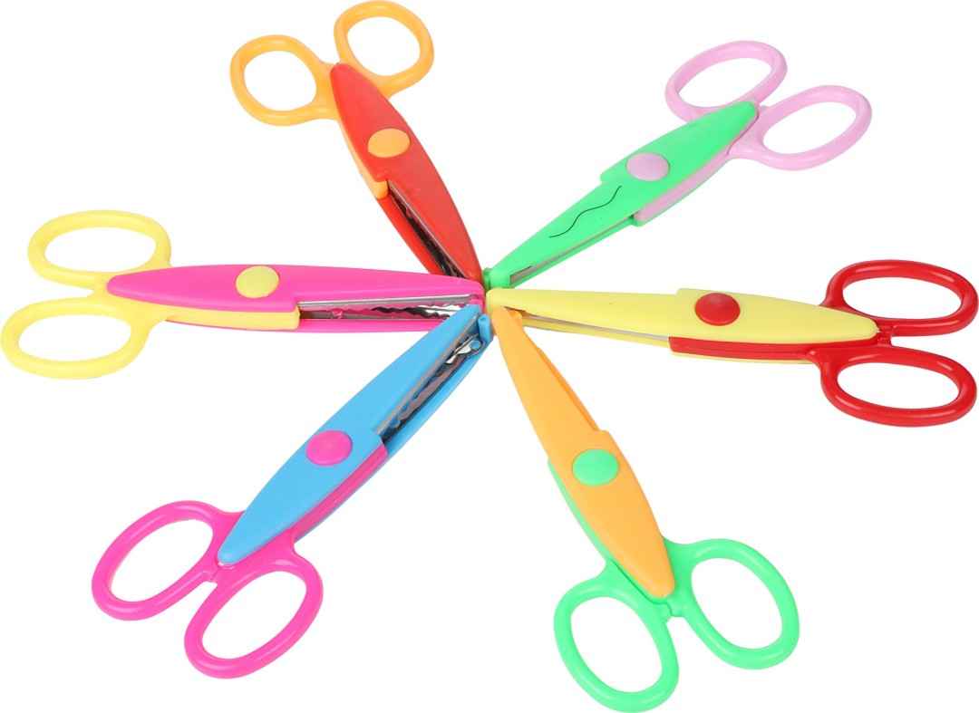 Zig Zag Scissors 6 Pc's Set